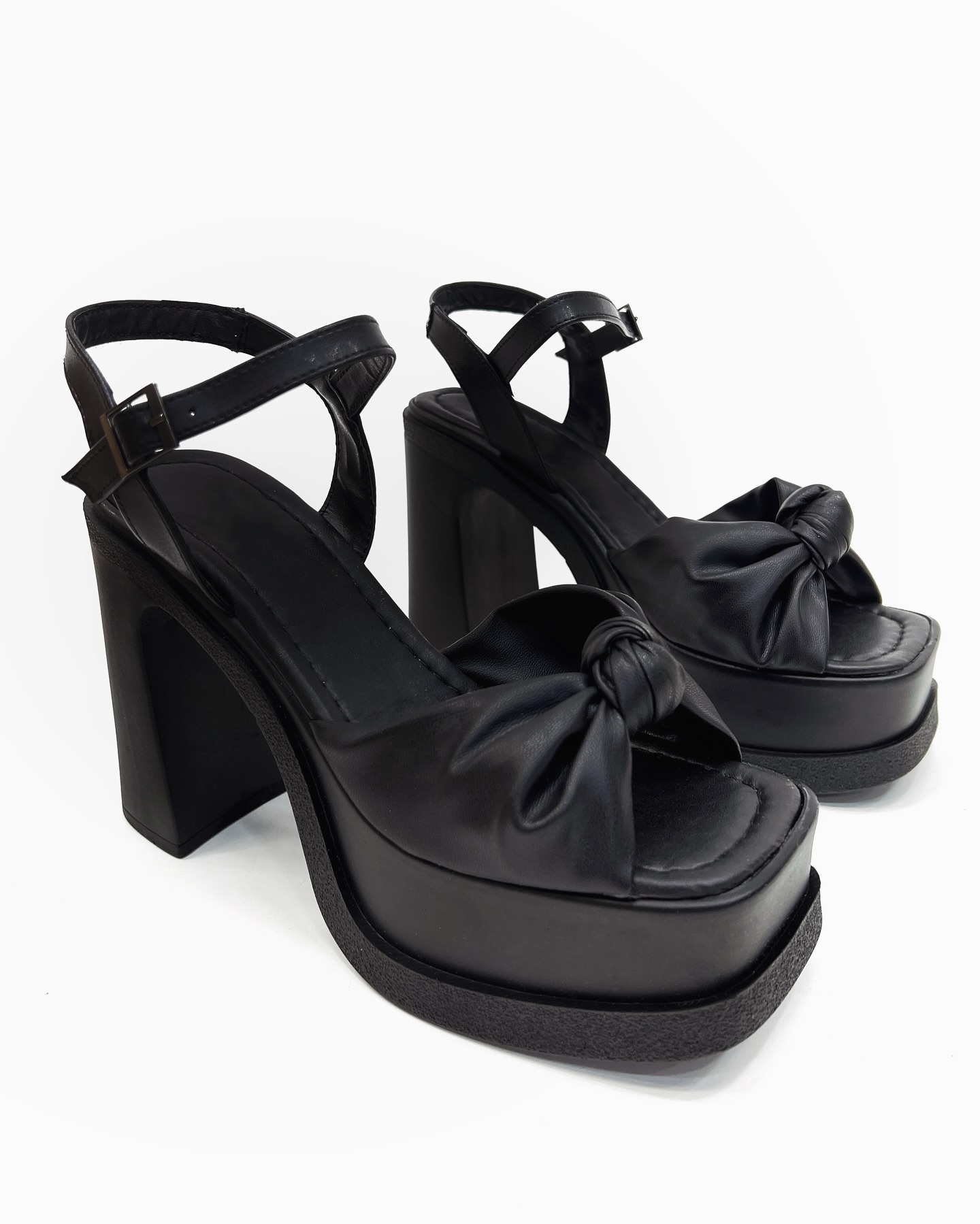 Women sandals E354 - BLACK
